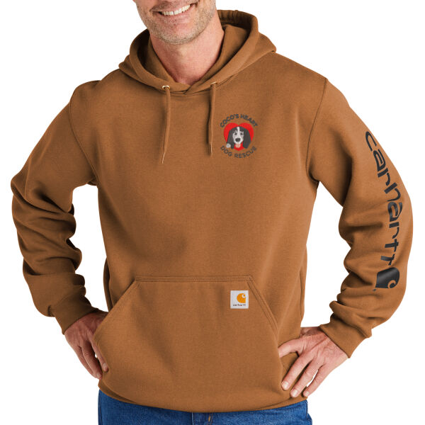 Carhartt Midweight Hooded Logo Sweatshirt - Embroidered Logo Thumbnail