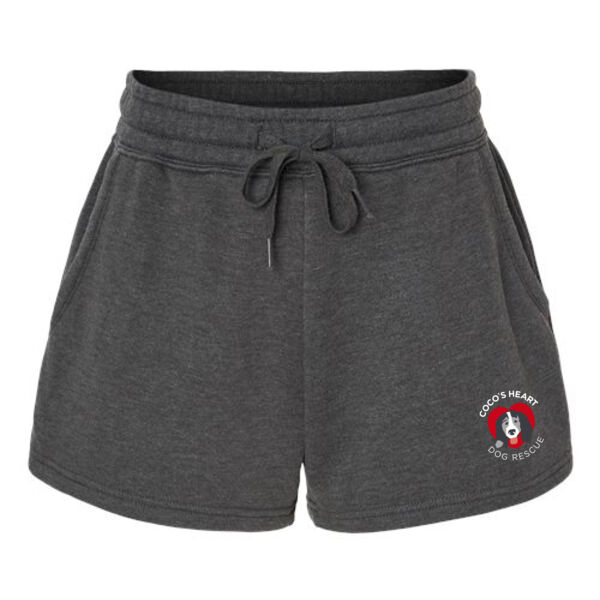 Independent Trading Co. Women's Lightweight California Wave Wash Sweatshorts - Printed Logo Thumbnail