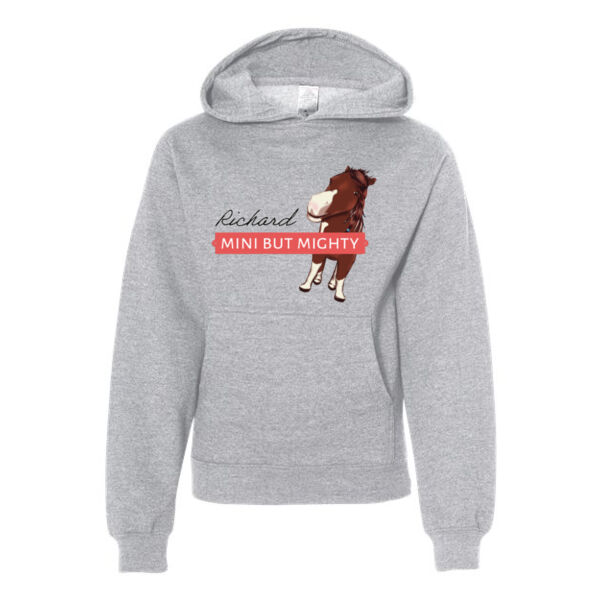 Independent Trading Co. Youth Midweight Hooded Sweatshirt - Printed Logos Thumbnail