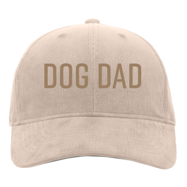 Hybrid Corduroy Dad Cap - Embroidered Logo Thumbnail