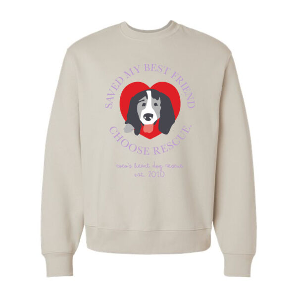 Bella & Canvas 10 oz. Heavyweight Sweatshirt - Printed Logos **Add Name for $5! ** Thumbnail