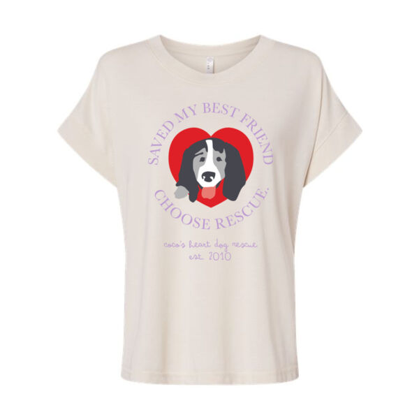 LAT Women's Relaxed Vintage Wash Tee - Printed Logos Thumbnail