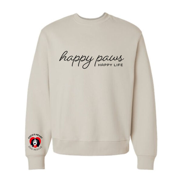 Bella & Canvas 10 oz. Heavyweight Sweatshirt - Printed Logos Thumbnail