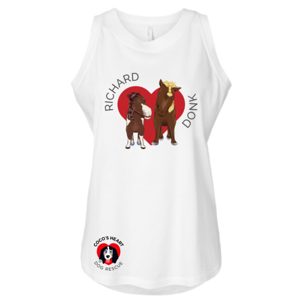 LAT Women's Relaxed Fine Jersey Tank - Printed Logos Thumbnail