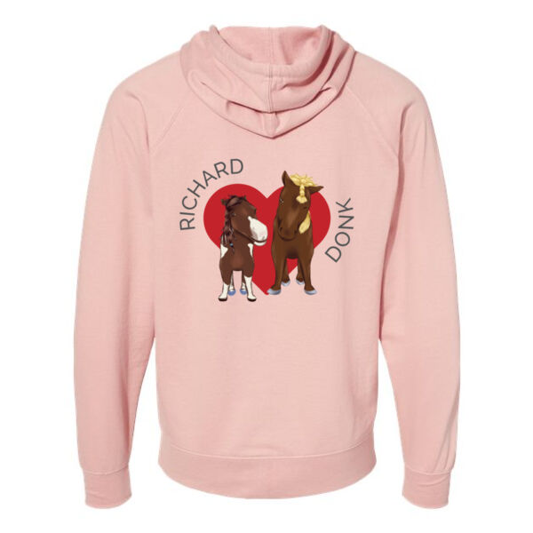 Independent Trading Co. Icon Lightweight Loopback Terry Full Zip Hooded Sweatshirt - Printed Logos Thumbnail