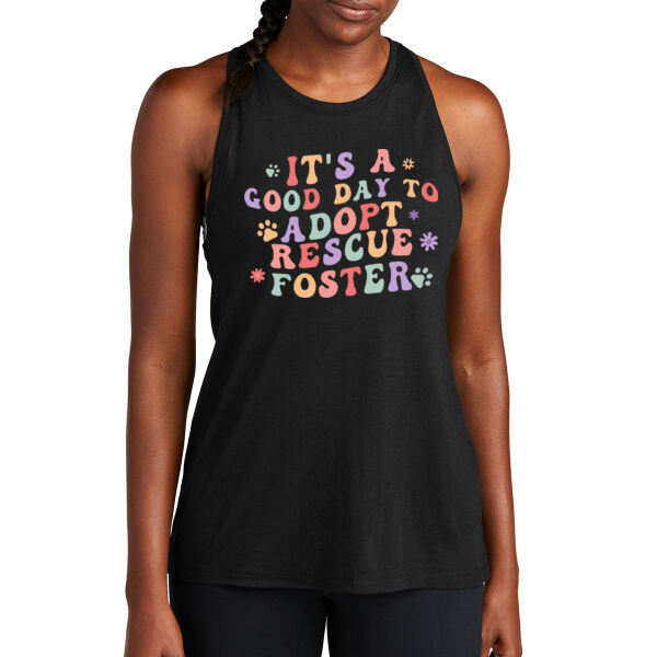 Sport-Tek Women's PosiCharge TriBlend Wicking Tank - Printed Logos Thumbnail