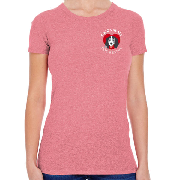 Threadfast Apparel Women's Tri-Blend Short Sleeve T-Shirt - Printed Logo Thumbnail