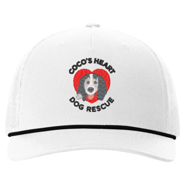 Richardson Five Panel Trucker with Rope Cap - Embroidered Logo Thumbnail