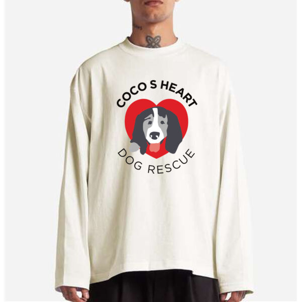 Unisex Max Heavyweight Oversized Long Sleeve T-Shirt - Printed Logo Thumbnail