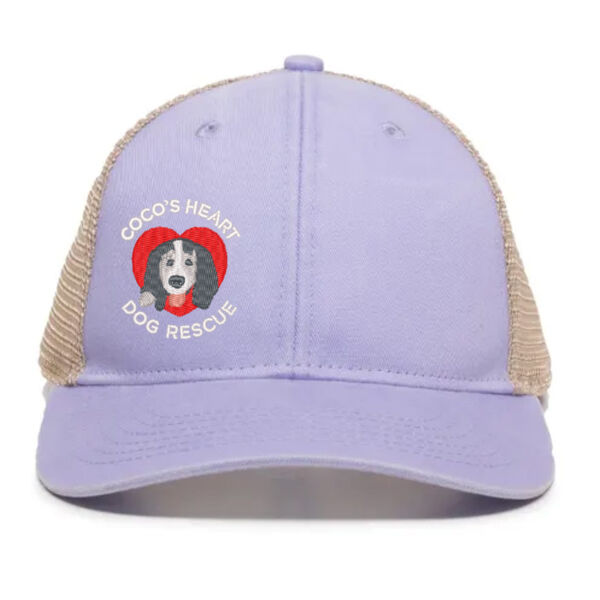 **CLOSEOUT ITEM** Ponytail Mesh-Back Cap - Embroidered Logo Thumbnail