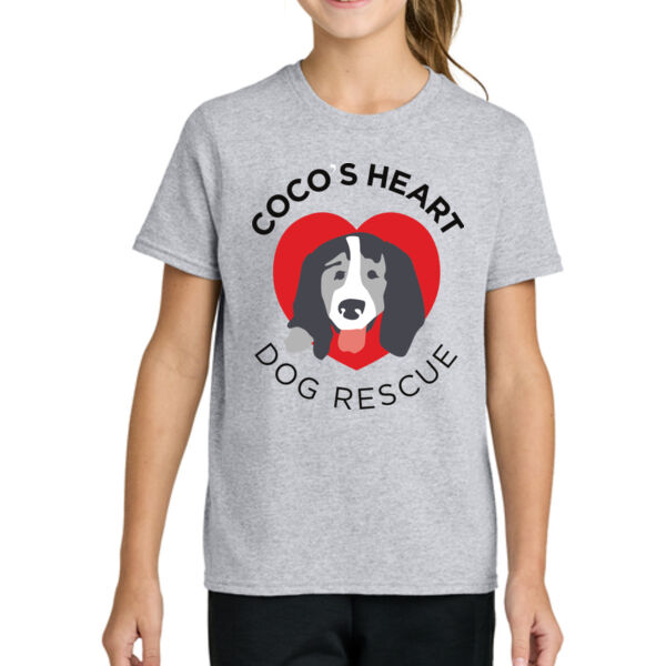 Port & Co™ Youth Easy Cotton Tee - Printed Logo Thumbnail