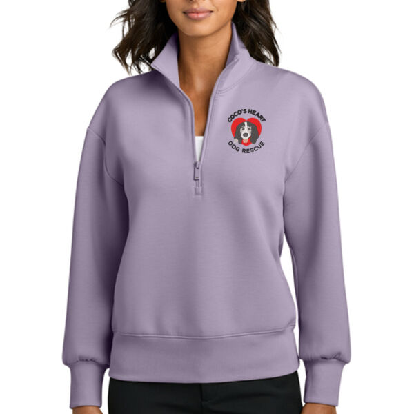 Mercer+Mettle® Women’s Soft Spacer 1/4-Zip - Embroidered Logo Thumbnail