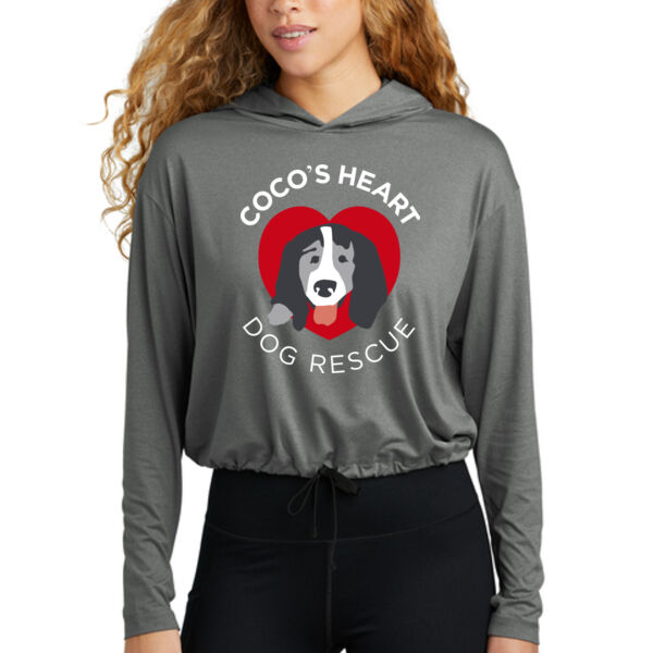 New Era® Women's Power Long Sleeve Hoodie - Printed Logo Thumbnail