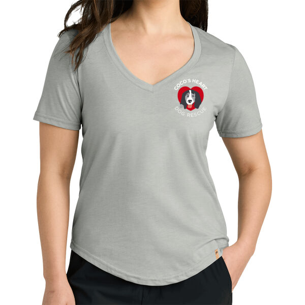 tentree® Women’s TreeBlend V-Neck T-Shirt - Printed Logo Thumbnail