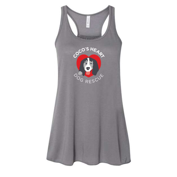Women's Flowy Racerback Tank - Printed Logo Thumbnail