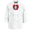 Eight Knot Button Chef Coat with Thermometer Pocket Thumbnail