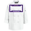 Eight Knot Button Chef Coat with Thermometer Pocket Thumbnail