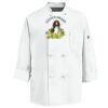 Eight Knot Button Chef Coat with Thermometer Pocket Thumbnail