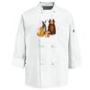 Eight Knot Button Chef Coat with Thermometer Pocket Thumbnail