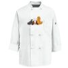 Eight Knot Button Chef Coat with Thermometer Pocket Thumbnail