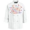 Eight Knot Button Chef Coat with Thermometer Pocket Thumbnail