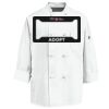 Eight Knot Button Chef Coat with Thermometer Pocket Thumbnail