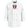 Eight Knot Button Chef Coat with Thermometer Pocket Thumbnail