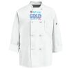Eight Knot Button Chef Coat with Thermometer Pocket Thumbnail