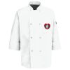 Button Chef Coat with Thermometer Pocket Thumbnail