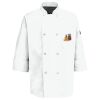 Button Chef Coat with Thermometer Pocket Thumbnail