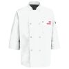 Button Chef Coat with Thermometer Pocket Thumbnail