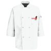 Button Chef Coat with Thermometer Pocket Thumbnail