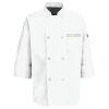 Button Chef Coat with Thermometer Pocket Thumbnail