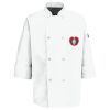 Button Chef Coat with Thermometer Pocket Thumbnail