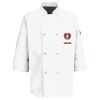 Eight Pearl Button Chef Coat with Thermometer Pocket Thumbnail