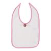 Infant Contrast Trim Premium Jersey Bib Thumbnail