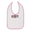 Infant Contrast Trim Premium Jersey Bib Thumbnail