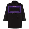 Ten Pearl Button Black Chef Coat Thumbnail