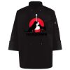 Ten Pearl Button Black Chef Coat Thumbnail