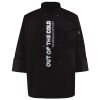 Ten Pearl Button Black Chef Coat Thumbnail