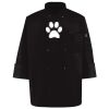 Ten Pearl Button Black Chef Coat Thumbnail