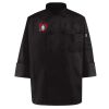 Black Knot Button Chef Coat Thumbnail