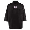 Black Knot Button Chef Coat Thumbnail