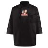 Black Knot Button Chef Coat Thumbnail