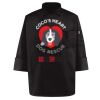 Black Knot Button Chef Coat Thumbnail